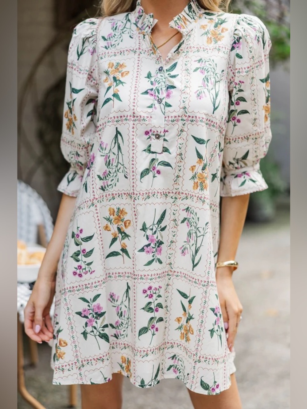 Floral Entro Dress